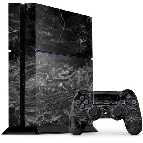Crystal Black PlayStation PS4 Skins