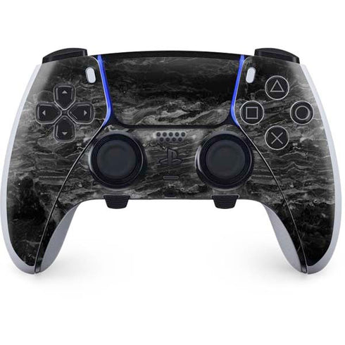 Crystal Black PS5 DualSense Edge Pro Controller Skin