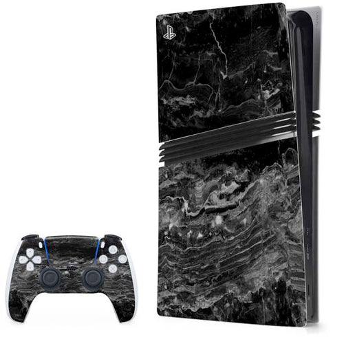 Crystal Black PS5 Pro Bundle Skin