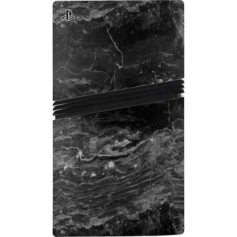 Crystal Black PS5 Pro Disk Bundle Skin