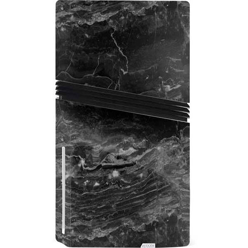 Crystal Black PS5 Pro Disk Console Skin