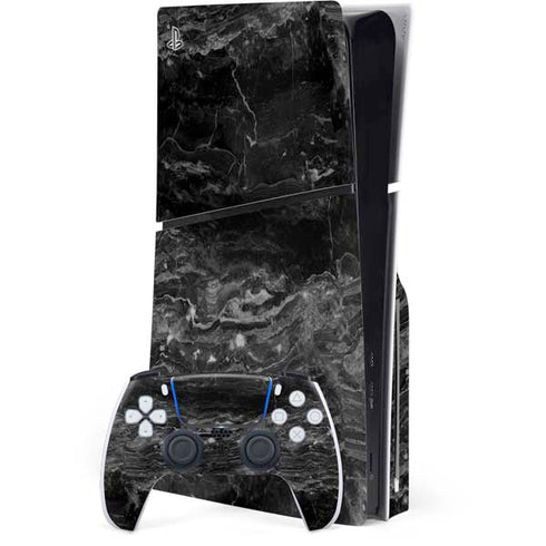 Crystal Black PlayStation PS5 Skins