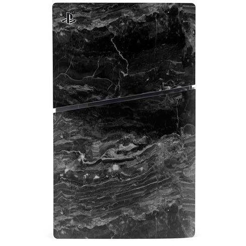 Crystal Black PS5 Slim Digital Edition Console Skin