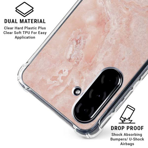 Crystal Pink Galaxy A36 5G Clear Case