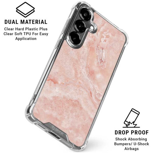 Crystal Pink Galaxy S26 Plus Clear Case