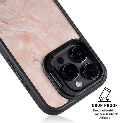 Crystal Pink iPhone 15 Pro Max Kickstand Case