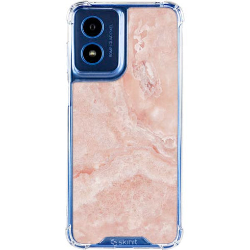 Crystal Pink Moto G 5G (2024) Clear Case