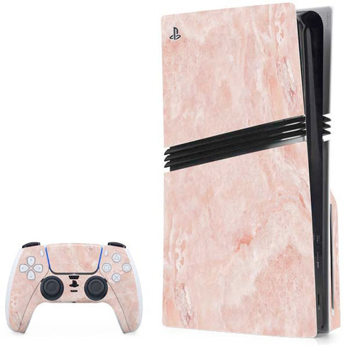 Crystal Pink PS5 Pro Disk Bundle Skin