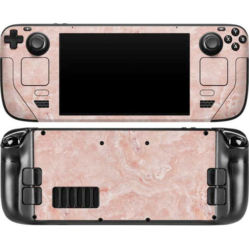 Crystal Pink Steam Deck Handheld Gaming Computer OLED Skin