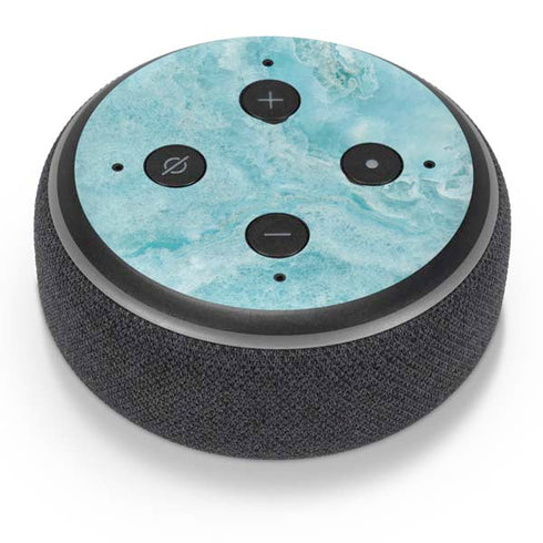 Crystal Turquoise Amazon Echo Dot Skin