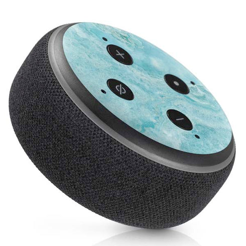 Crystal Turquoise Amazon Echo Dot Skin
