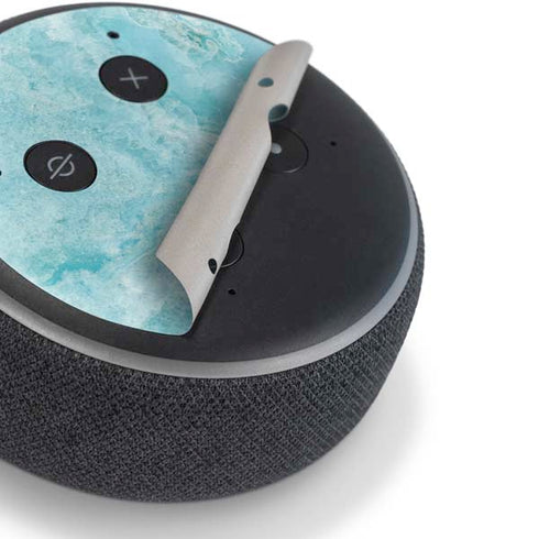 Crystal Turquoise Amazon Echo Dot Skin