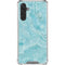 Crystal Turquoise Galaxy A17 Clear Case