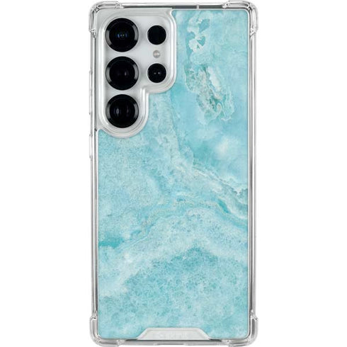Crystal Turquoise Galaxy S25 Ultra Clear Case