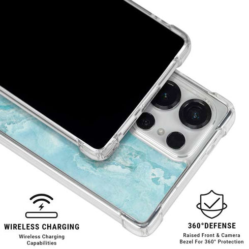 Crystal Turquoise Galaxy S26 Ultra Clear Case