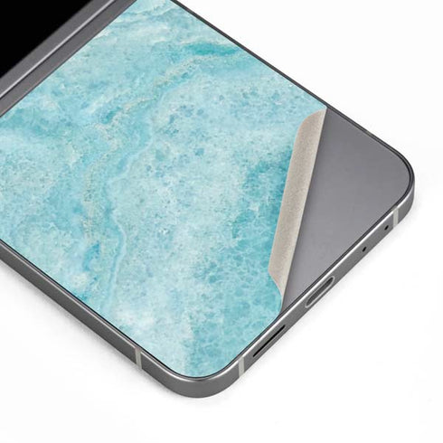 Crystal Turquoise Galaxy Z Flip6 Skin
