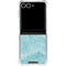 Crystal Turquoise Galaxy Z Flip7 Clear Case