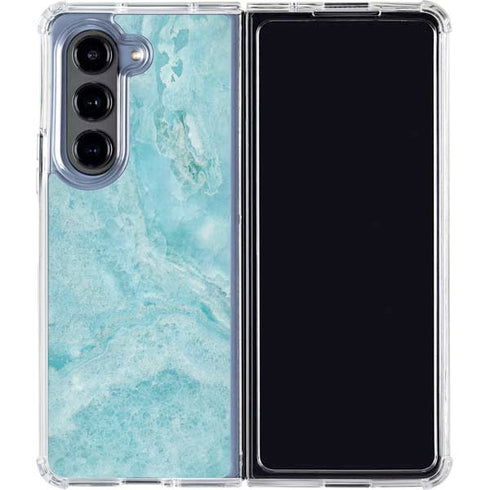 Crystal Turquoise Galaxy Z Fold5 5G Clear Case