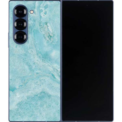 Crystal Turquoise Galaxy Z Fold6 Skin