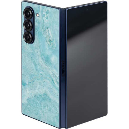 Crystal Turquoise Galaxy Z Fold6 Skin