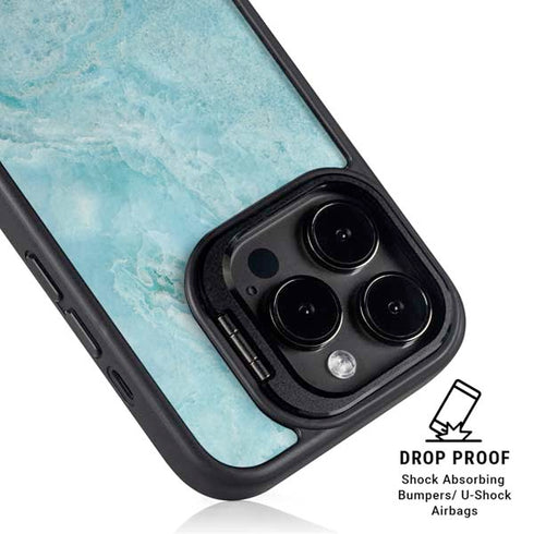 Crystal Turquoise iPhone 15 Pro Max Kickstand Case