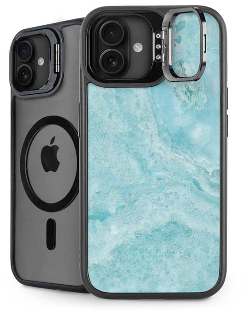 Crystal Turquoise iPhone 16 Kickstand Case