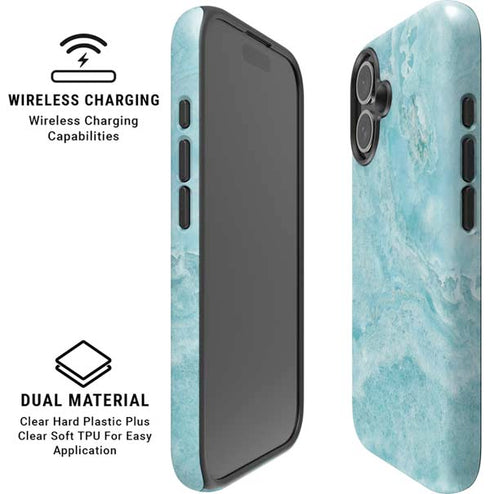 Crystal Turquoise iPhone 16 Magsafe Impact Case