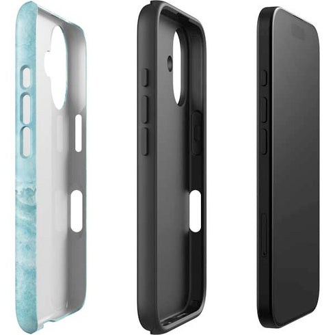 Crystal Turquoise iPhone 16 Plus Impact Case