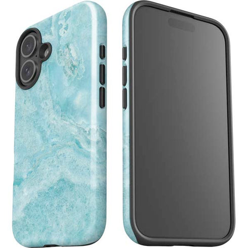 Crystal Turquoise iPhone 16 Plus Impact Case