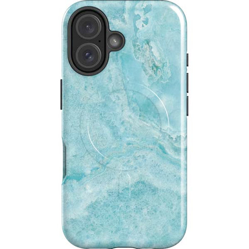 Crystal Turquoise iPhone 16 Plus Magsafe Impact Case