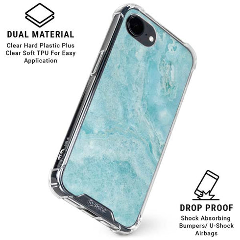 Crystal Turquoise iPhone 16e Clear Case