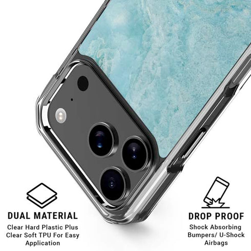 Crystal Turquoise iPhone 17 Pro Clear Case