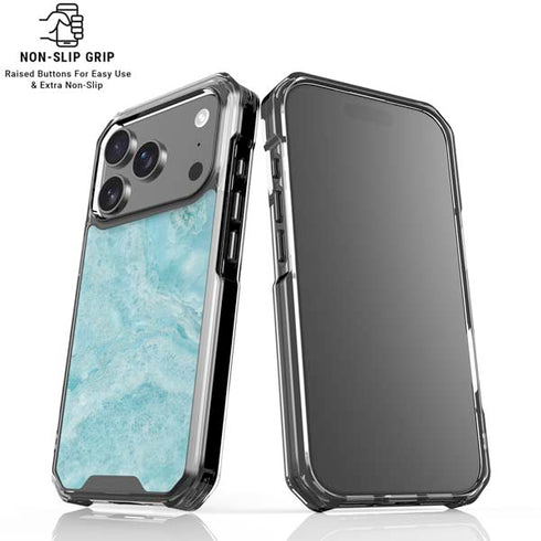 Crystal Turquoise iPhone 18 Pro Clear Case