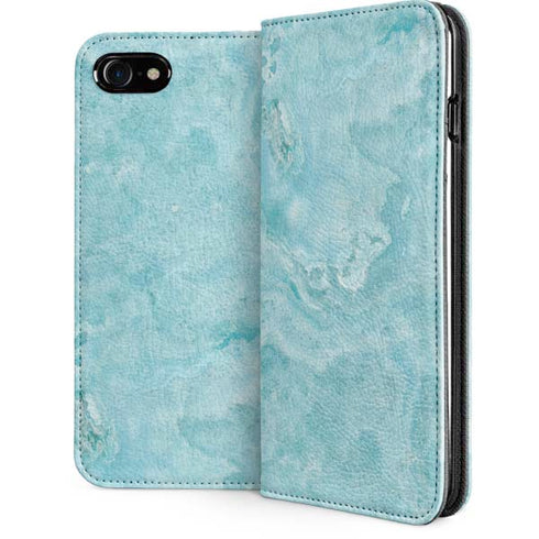 Crystal Turquoise iPhone SE (2nd & 3rd Gen) Folio Case