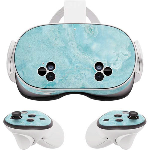 Crystal Turquoise Meta Quest 3S Skin