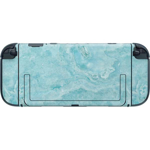 Crystal Turquoise Nintendo Switch 2 (2025) with Joy-Con Skin