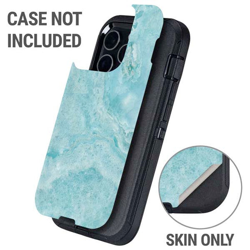Crystal Turquoise Otterbox Defender iPhone Skin