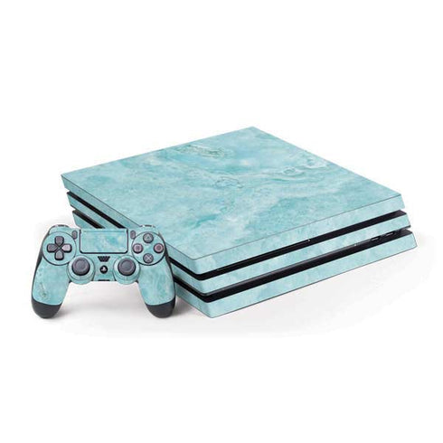 Crystal Turquoise PlayStation PS4 Skins