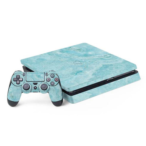 Crystal Turquoise PlayStation PS4 Skins