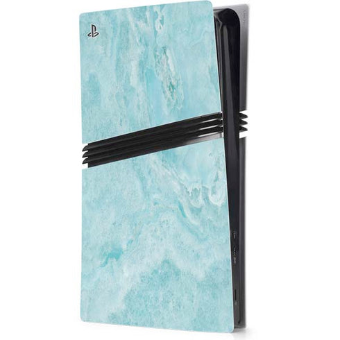 Crystal Turquoise PS5 Pro Console Skin