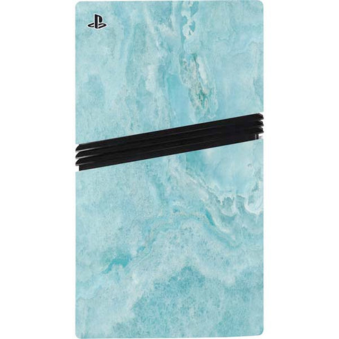 Crystal Turquoise PS5 Pro Console Skin