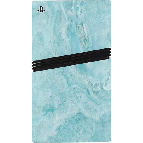 Crystal Turquoise PS5 Pro Disk Bundle Skin