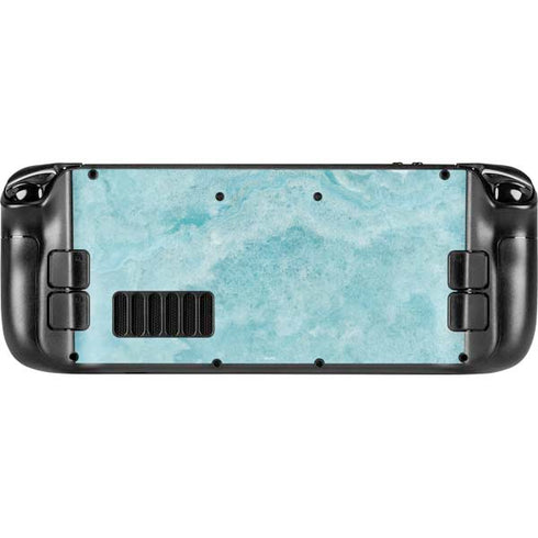 Crystal Turquoise Steam Deck Handheld Gaming Computer OLED Skin