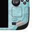 Crystal Turquoise Steam Deck Handheld Gaming Computer OLED Skin