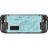 Crystal Turquoise Steam Deck Handheld Gaming Computer Skin