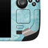 Crystal Turquoise Steam Deck Handheld Gaming Computer Skin