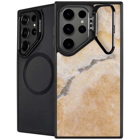 Crystal Vanilla Galaxy S24 Ultra Kickstand Case