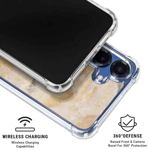 Crystal Vanilla Galaxy S25 Clear Case
