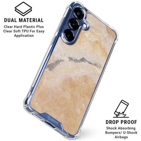 Crystal Vanilla Galaxy S25 Clear Case