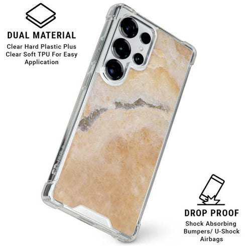 Crystal Vanilla Galaxy S25 Ultra Clear Case
